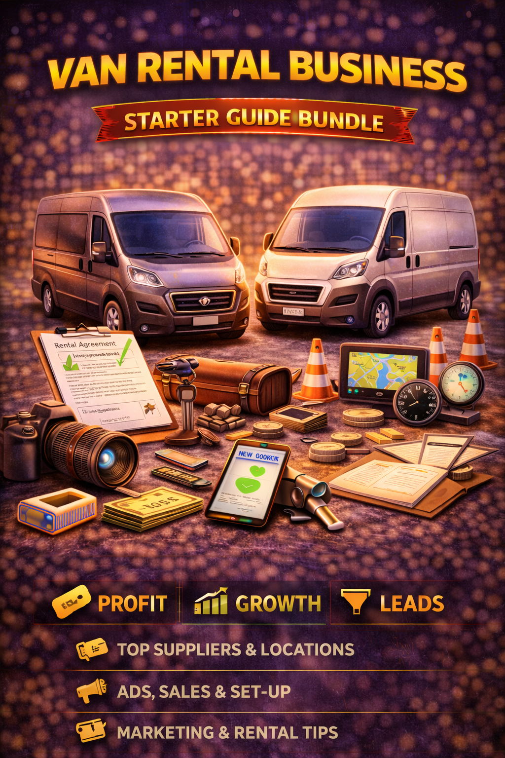 Van Rental Business Starter Guide Bundle Book