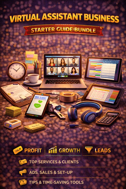 Virtual Assistant Business Starter Guide Bundle Book