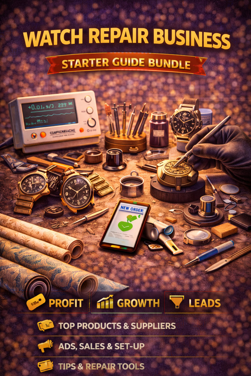 Watch Repair Business Starter Guide Bundle Book