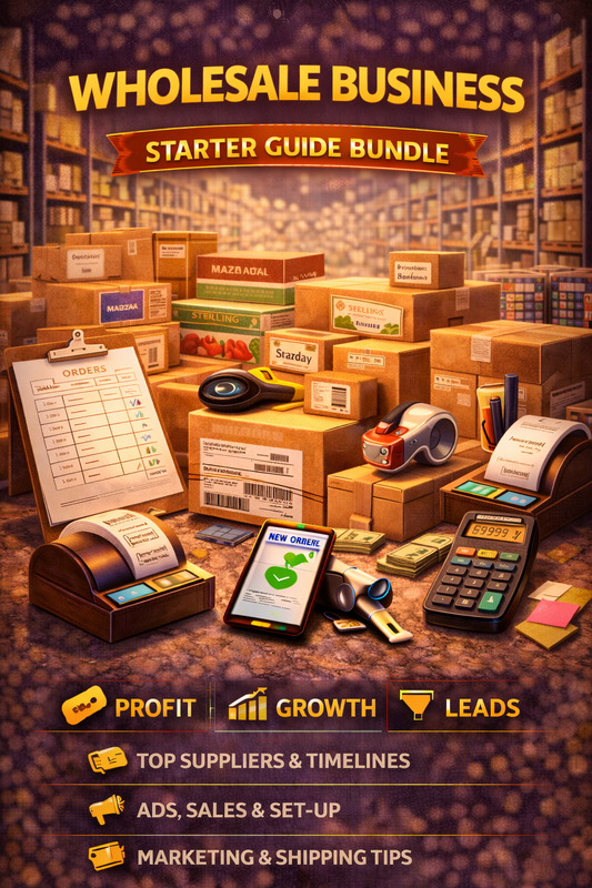 Wholesale Business Starter Guide Bundle Book