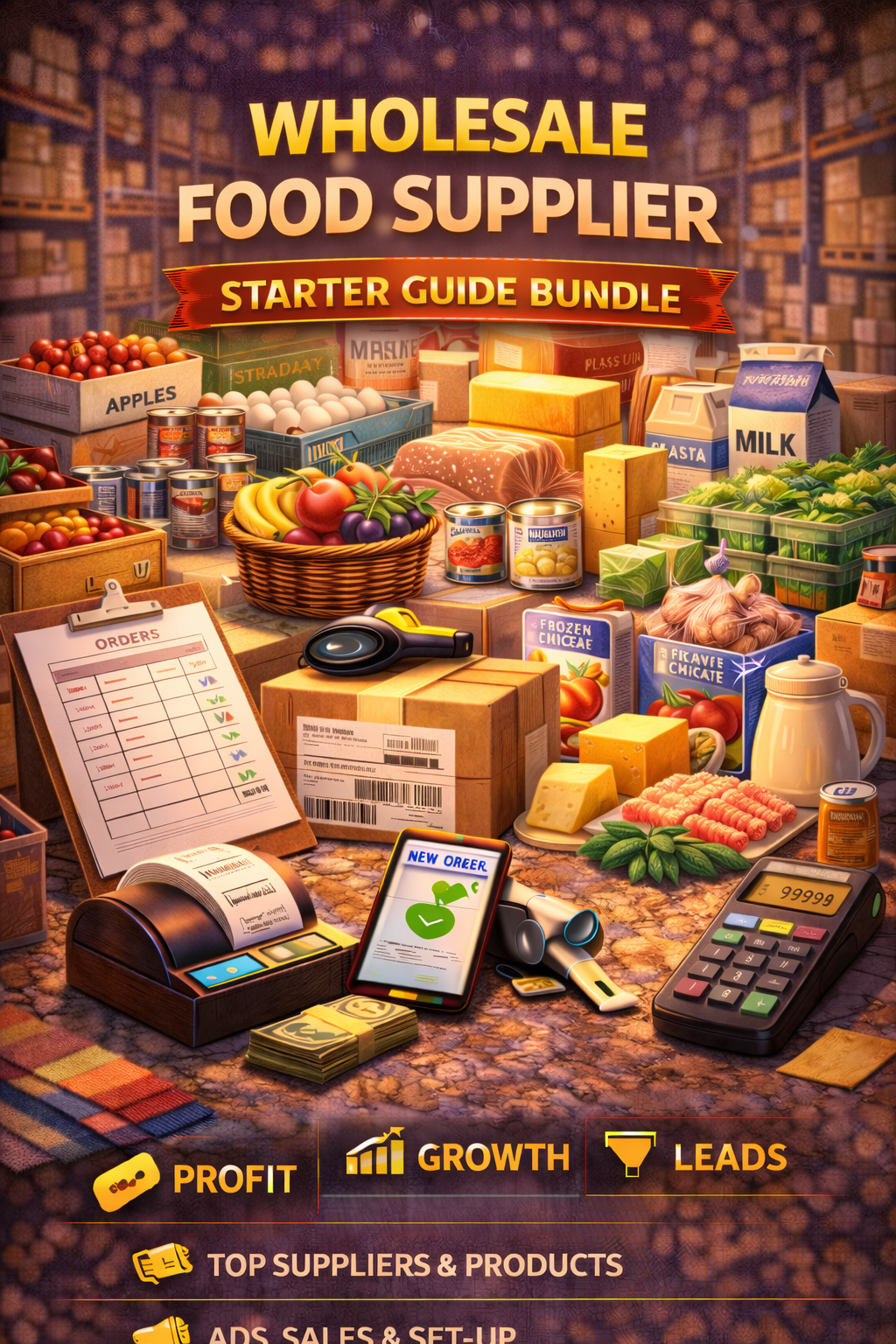Wholesale Food Supplier Business Starter Guide Bundle Book