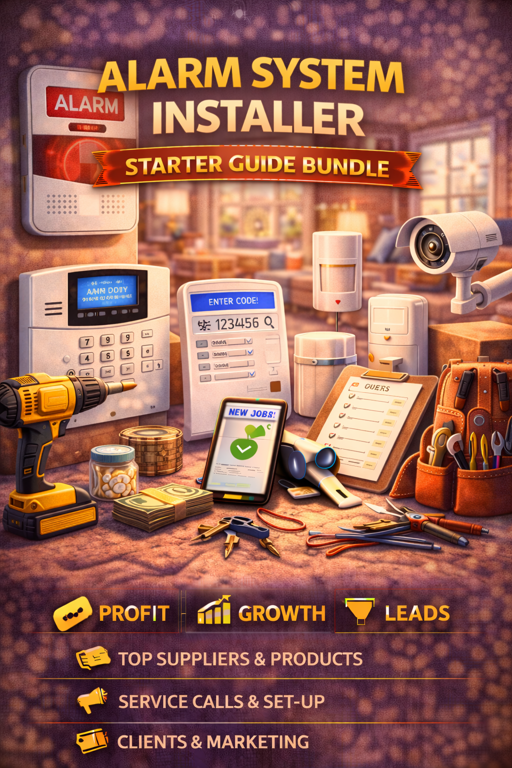 Alarm System Installer Business Starter Guide Bundle Book