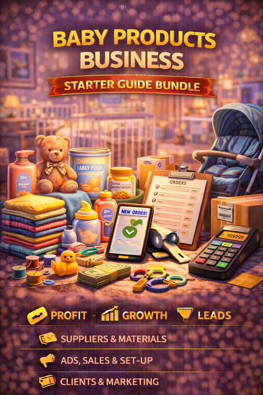 Baby Products Business Starter Guide Bundle