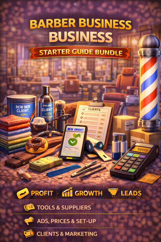 Barber Business Starter Guide Bundle