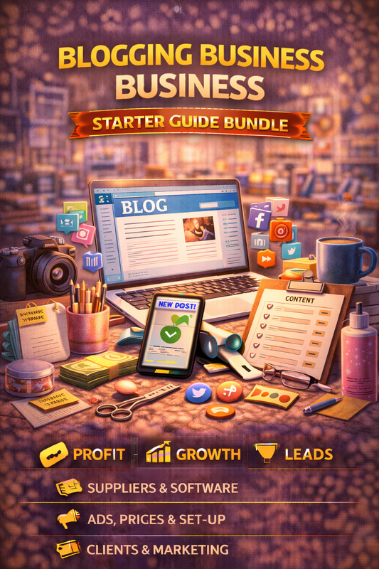 Blogging Business Starter Guide Bundle