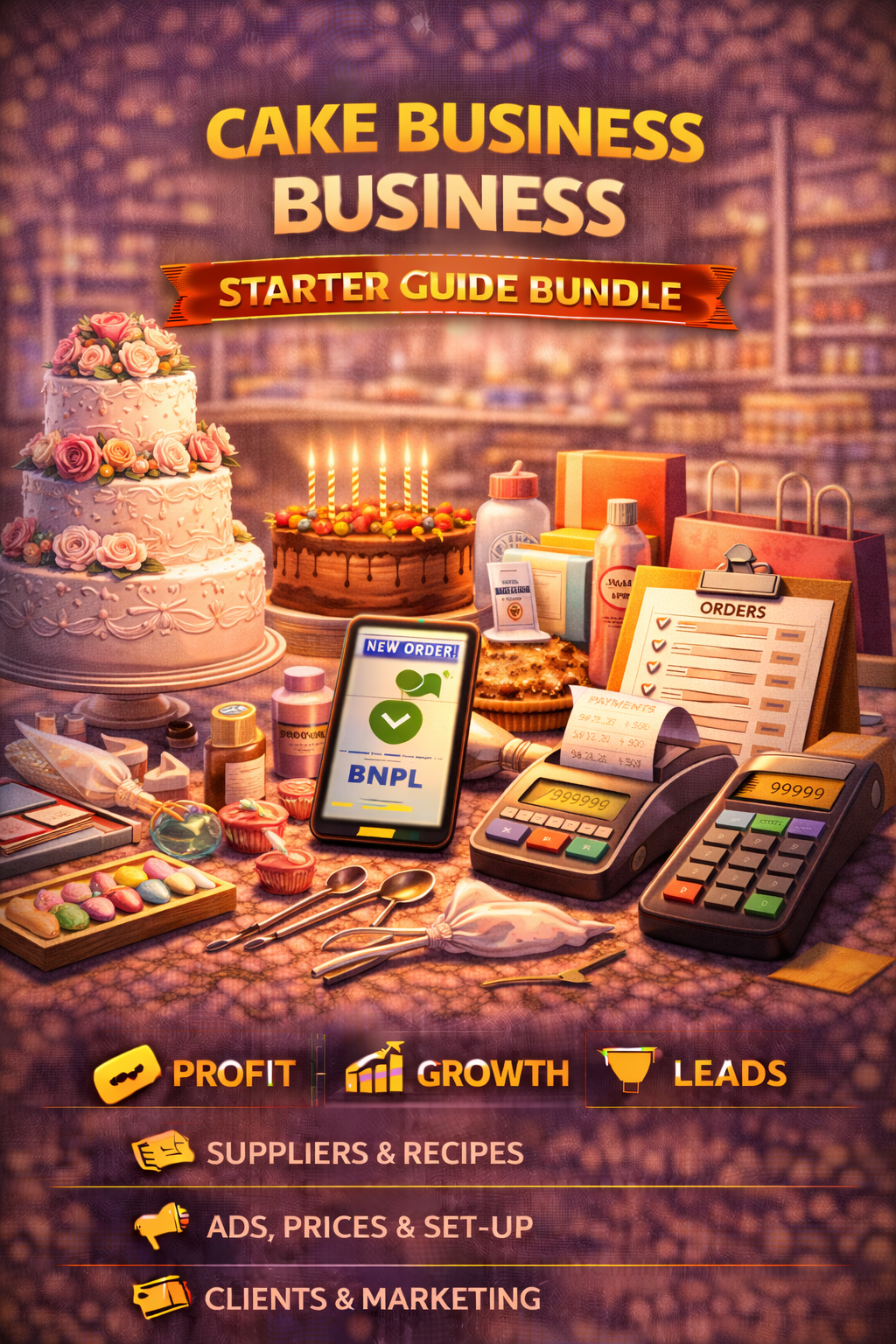 Cake Business Starter Guide Bundle Book