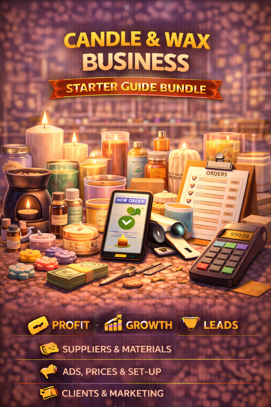Candle & Wax Business Starter Guide Bundle