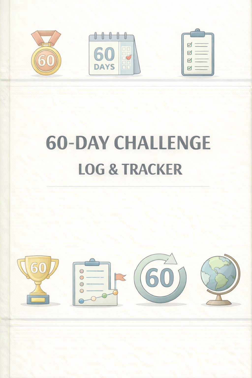 60-Day Challenge Log & Tracker