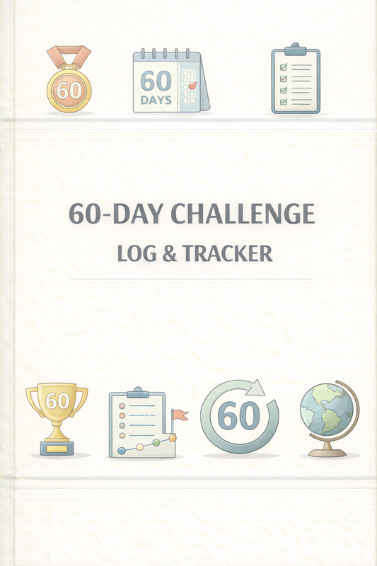 60-Day Challenge Log & Tracker