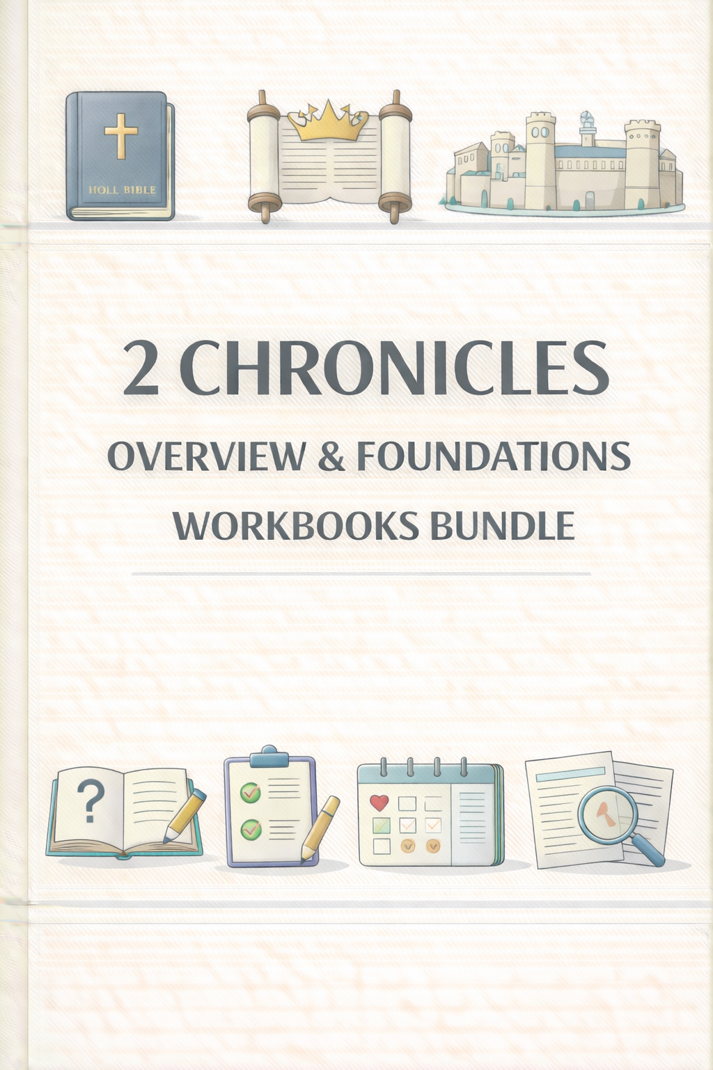 Bible: Book of 2 Chronicles Workbooks Bundle